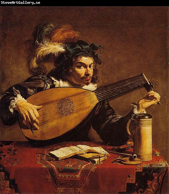 Theodoor Rombouts The Lute Player